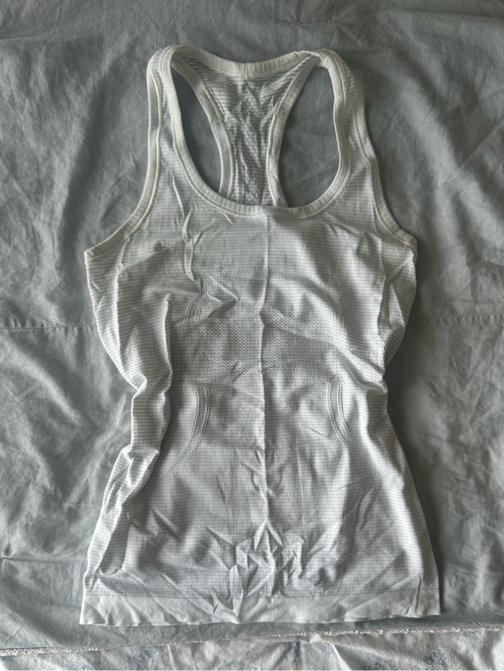 lululemon athletica White Racerback Tank Top
